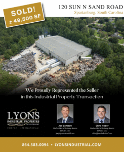 SOLD: ±49,500 SF at 120 Sun N Sand Rd Spartanburg, SC